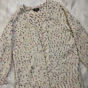 Confetti cardigan.